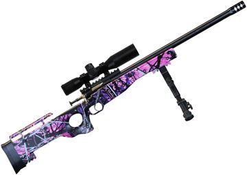 Picture of Keystone KSA2148 Precision Bolt Rifle 22 LR 16.125" BBL Muddy Girl SYN, Blued BBL, Packaged