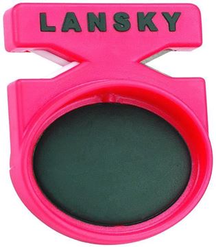 Picture of Lansky LS09880 Quick Fix Sharpener Mini Crock Stick w/Tungsten Carbide