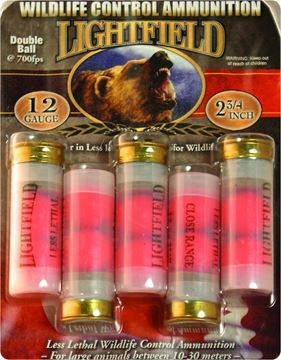 Picture of Lightfield CWDB-12 Double Ball Wildlife Control Slugs 12 GA, 2-3/4 in