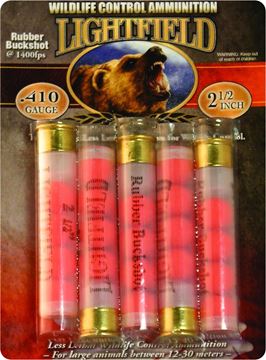 Picture of Lightfield CWRB-410 Wildlife Control Rubber Buckshot Slugs 410 GA, 2-1/2 in