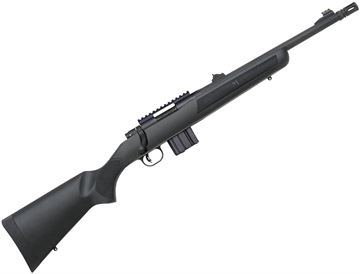 Picture of Mossberg 27767 MVP Patrol Bolt Action Rifle 308 WIN, RH, 16.25 in Blue, Syn Stk, 5 Rnd, LBA Adj Trgr