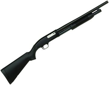 Picture of Maverick 31023 88 Security Pump Shotgun 12 GA, 3", 18.5" Cylinder Bbl, 6 Rnd, Blk Syn Stock