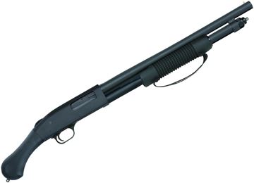 Picture of Mossberg 50639 590 Shockwave Pump Shotgun 12 Ga 18.5" Security Syn Stk W/ STRAP.6+1 Shot