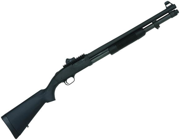 Picture of Mossberg 50771 590A1 SPX 9-Shot Tactical Pump Shotgun 12 GA 20" Blue Syn 9rd Ghost Ring Bayonnet M9