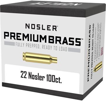 Picture of Nosler 10067 Custom Brass, 22 Nosler (100 ct)