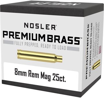 Picture of Nosler 11892 Custom Brass, 8mm Remington Magnum (25 ct.)