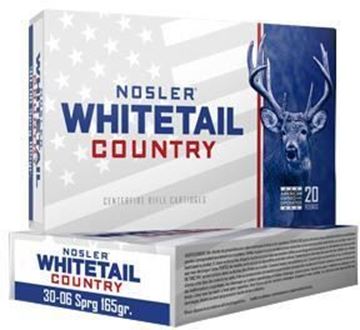 Picture of Nosler 40125 WCA Whitetail Country 30-06 Sprg, 165g SB SP, 20 Rnd