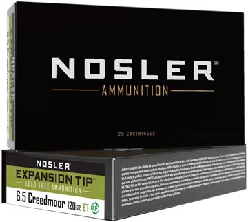 Picture of Nosler 40398 E-Tip Rifle Ammo 6.5 Creedmoor 120gr (20 ct.)