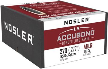 Picture of Nosler 54827 Accubond Long Range Bullets, 270 cal 165gr ABLR SP (100 ct.)