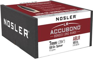 Picture of Nosler 58734 Accubond Long Range Rifle Bullets 7mm 150gr SP 100 Ct