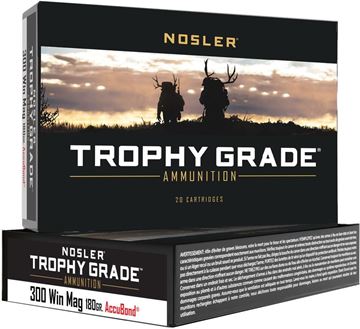 Picture of Nosler 60059 Trophy Grade Rifle Ammo, 300 Winchester Mag. 180gr AccuBond (20 ct.)