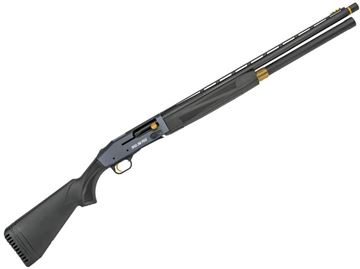 Picture of Mossberg 940 JM "Jerry Miculek" Pro Semi-Auto Shotgun - 12Ga, 3", 24", Vented Rib, Matte Blued, Tungsten Grey Receiver, Direct RMSc Pattern Mount, Fiber-Optic Front Sight, Synthetic Black Stock, 5+1 rds, Adjustable LOP, Briley Ext (CYL, IC, MOD)