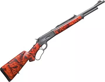 Picture of Davide Pedersoli 010M741457 86/71 Lever Action Boarbuster HV-1 Camo Rifle 45-70 Gov, 19" Bbl, Hi-Viz Stock in Silicon Grip film, 5 Rnds