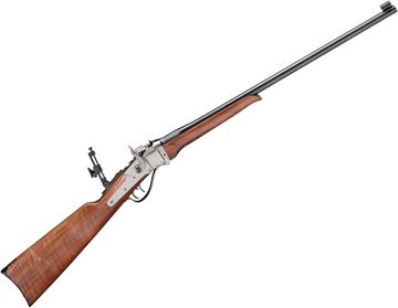 Picture of Davide Pedersoli 010S762357 Sharps Little Betsy Single-shot Rifle 357 Mag , 24" Bbl, American walnut Stock, matt blue finish