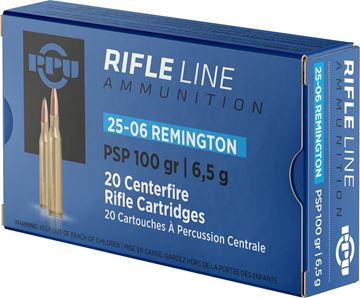 Picture of PPU PP2506P Rifle Ammo 25-06 REM PSP 100gr