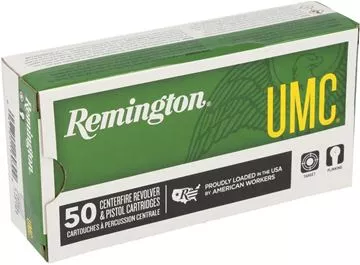 Picture of Remington UMC Pistol & Revolver Handgun Ammo - 10mm Auto, 180Gr, MC, 50rds Box