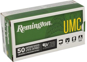 Picture of Remington UMC Pistol & Revolver Handgun Ammo - 357 Mag, 125Gr, JSP, 50rds Box