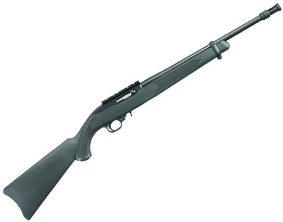 Picture of Ruger 1261 10/22-FS 10/22 Tactical Auto Rifle 22 LR 16" Threaded Bbl Black Synthetic Stock, Flash Suppressor, 10 1 Rnd