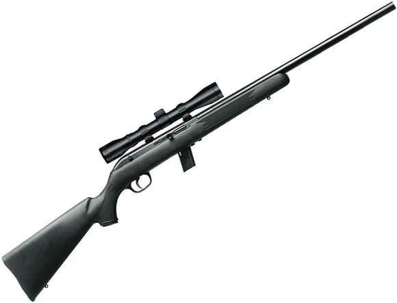 Picture of Savage 45100 64 FVXP Semi Auto Rifle 22 LR, RH, 20.5 in, Satin Blued, Syn Stk, 10+1 Rnd, Std Trgr