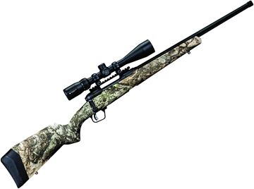 Picture of Savage 57359 110 Apex Predator XP Bolt Action Rifle 243 Win, 24" Threaded Hvy Bbl, M.O. Camo Stock, 4-12x44 Scope, 4+1 Rnd