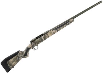 Picture of Savage 57744 110 Timberline Bolt Action Rifle, 300 Win Mag., 22" Bbl OD Green, Fluted, Brake, Realtree Excape Camo Stock, 3+1 Rnd