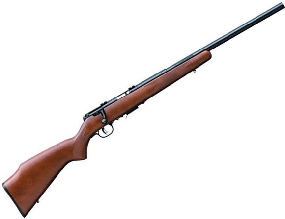 Picture of Savage 96701 93R17 GV Bolt Action Rifle 17 HMR, RH, 21 in, Satin Blued, Wood Stk, 5+1 Rnd, Accu-Trigger