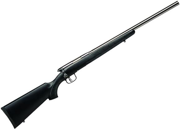 Picture of Savage 96915 B.Mag 17 Bolt Action Rifle 17 WSM, RH, 22 in, Stainless Hvy, Syn Stk, 8+1 Rnd, Accu-Trigger