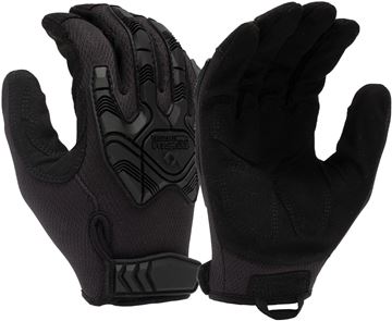 Picture of Venture Gear Tactical VGTG40BL Heavy Duty Impact Operator Glove Black, Large