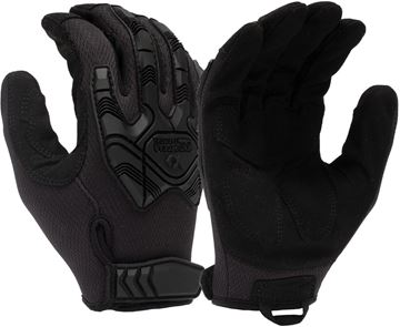 Picture of Venture Gear Tactical VGTG40BS Heavy Duty Impact Operator Glove Black, Small