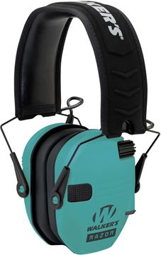 Picture of Walker's GWP-RSEM-LTL Razor Slim Electronic Muff - Light Teal