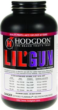 Picture of Hodgdon LIL1 Lil' Gun Pistol/Shotshell Smokeless Powder 1Lb, State Laws Apply