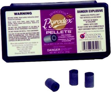 Picture of Hodgdon P5050 Pyrodex 50/50 Muzzleloading Powder, 50/50 Pellets 50 Caliber, 50 Grain Pellet, 100 Pk, State Laws Apply