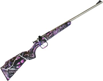 Picture of Keystone KSA2167 Crickett Bolt Action Youth Rifle, 22 LR, Single Shot, 16.125" SS Barrel, EZ Loader, Muddy Girl Stock