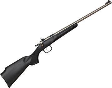 Picture of Keystone KSA2295 Crickett Bolt Action Youth Rifle, 22WMR, Single Shot, 16.125" SS Barrel, EZ Loader, Scope Mount, Black Stock