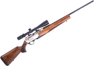 Picture of Used Browning BAR MK3 Oil Finish Semi-Auto Rifle, 30-06 Sprg, 22", Barrel, Matte Nickel Aluminum Alloy Receiver, Oil Finish Grade II Turkish Walnut Stock, Vortex Vanquish 4-12x40 BDC Scope, 1 Magazine, Good Condition